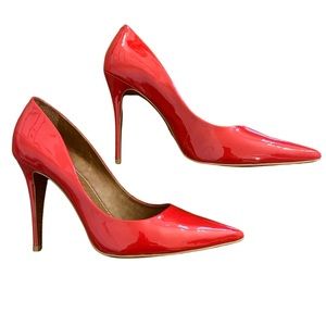 L’Intervalle Teeva pumps. Women’s US size 10. Red patent leather